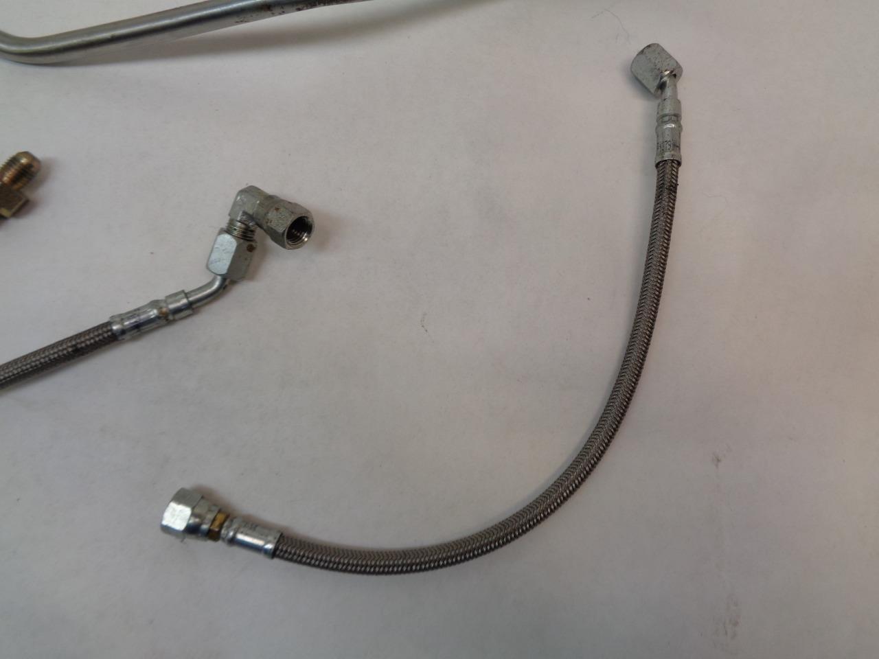 PORSCHE 993 TURBO CHARGER AFTERMARKET OIL FEED & FACTORY DRAIN LINES 99310733953