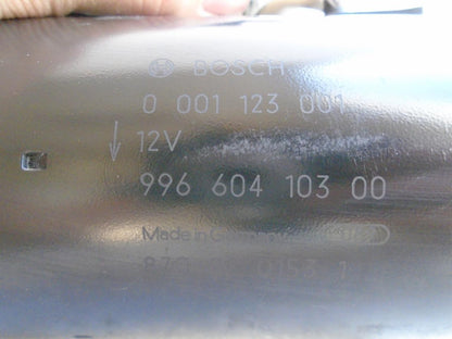 Porsche 996 Low Mileage Starter Motor 996 604 103 00 USED GENUINE R25T6