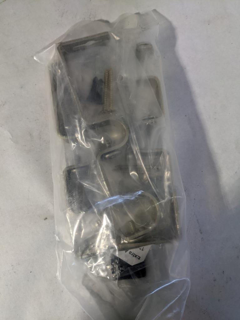 ROD DESYNE DP100-483D 1' DOUBLE ROD 48-84 INCH GOLD CURTAIN ROD NEW KSLR