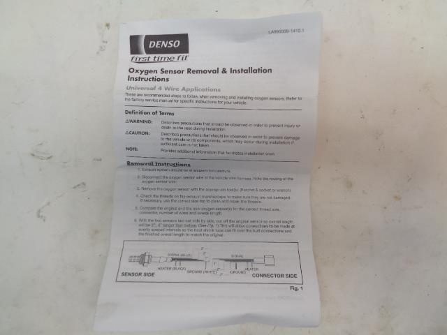 DENSO UNIVERSAL OXYGEN SENSOR 234-4212 , NEW R17