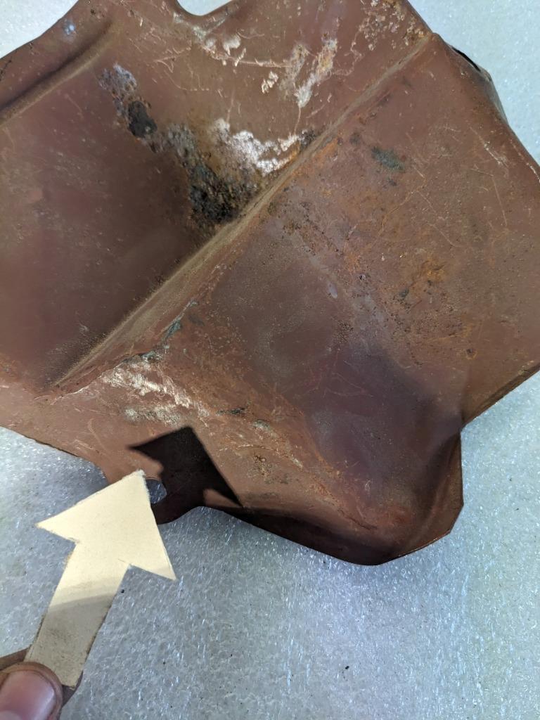 PORSCHE 53906638 RIGHT ENGINE TIN COVER PLATE FOR PORSCHE 356/912 NEW R24T4