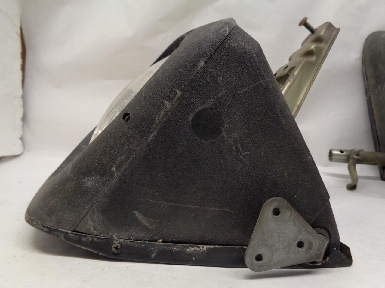 Porsche 944 Gloss Black Headlight Assembly PAIR USED GENUINE R25