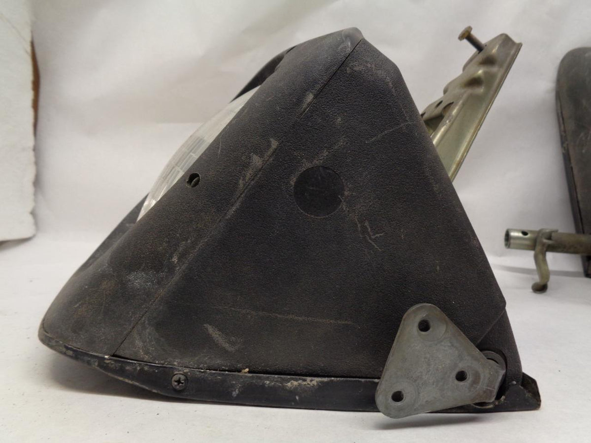 Porsche 944 Gloss Black Headlight Assembly PAIR USED GENUINE R25