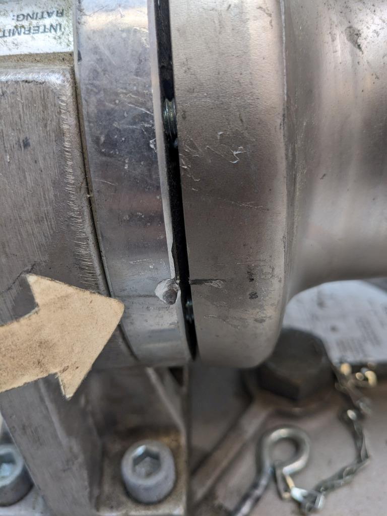 AB CHANCE C308-1170 CAPSTAN HOIST 1000 LB CAPACITY WITH SWIVEL BASE 115V USED H1