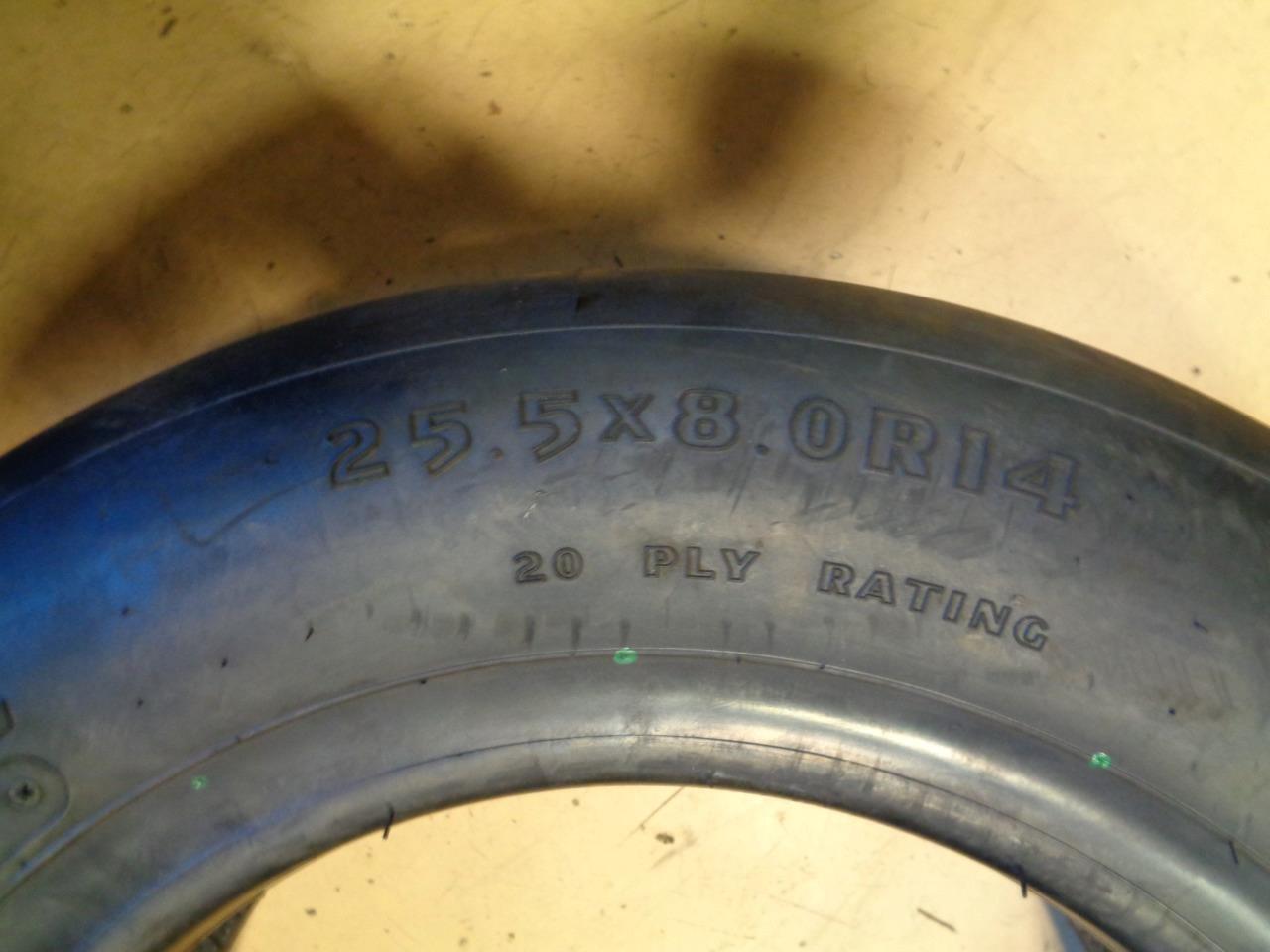 1 NEW TIRE GOODYEAR FLIGHT RADIAL ML 25.5 8.0 14 20PLY 461B3917TL