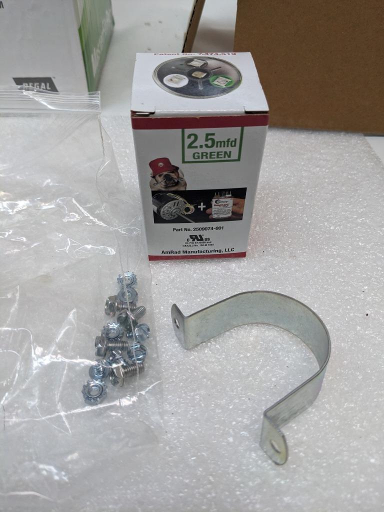 CENTURY FE6001F MASTERFIT PRO CONDENSER FAN MOTOR WITH CAPACITOR NEW R30