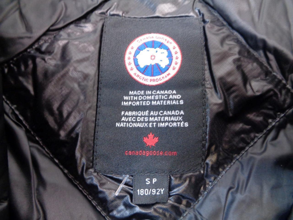 CANADA GOOSE MEN'S SIZE S/P BLACK HYBRIDGE LITE TECH JACKET 2714M SR