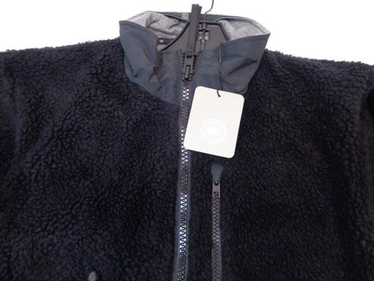 CANADA GOOSE MEN'S SIZE S BLACK KELOWNA KIND FLEECE JACKET 7017M1 SR