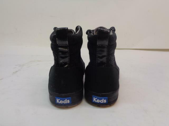NEW KEDS WOMENS TOPKICK WOOL BLACK SNEAKER SHOES SIZE 8M WF57401 SR