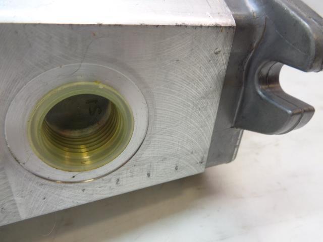 MARZOCCHI HYDRAULIC GEAR PUMP ALPA1A-D-20 ALPP1-D-9-FA DUAL OULET ALUMINUM R33T1