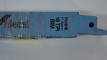 NEW BOSCH 20 PACK OF RECIPROCATING SAW BLADES 6 INCH. RM618 SP2T1