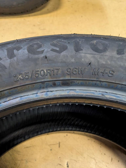 FIRESTONE FIREHAWK PURSUIT P 235 50 17 96W SL TIRE 011494 BQ4