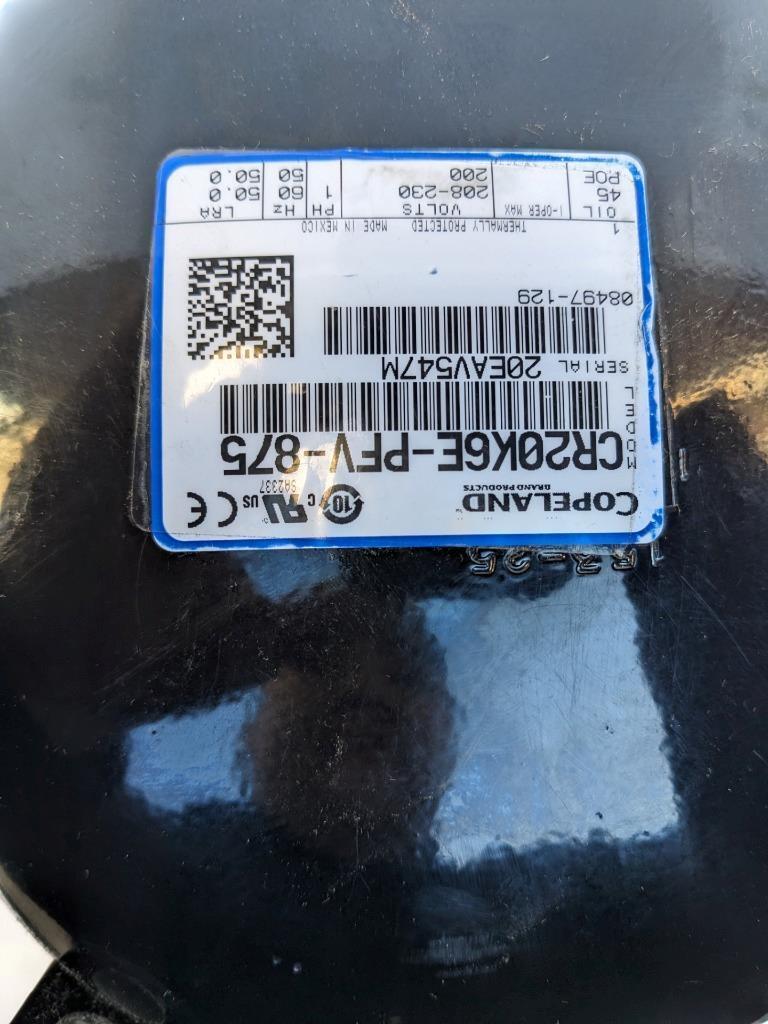 COPELAND RECIPROCATING COMPRESSOR CR SERIES CR20K6EPFV875 R33