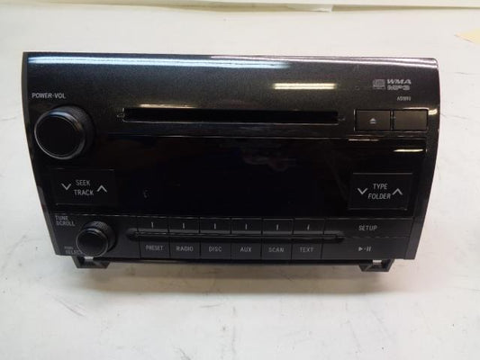 1 USED RADIO CD PLAYER 86120-0C290 FOR TOYOTA TUNDRA 2009-2013 R17