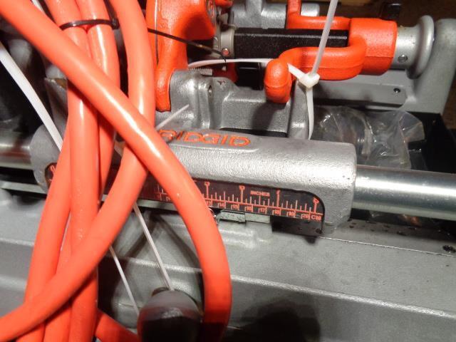 RIDGID MODEL 535 THREADING MACHINE FOR 1/8"-2" PIPE 2HP MANUAL CHUCK NEW #2 B2