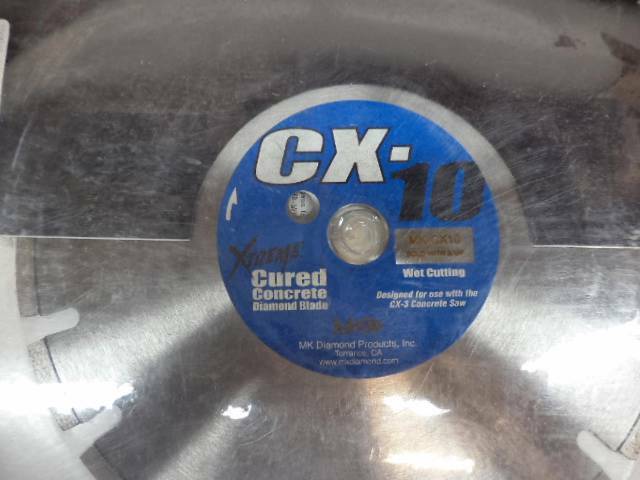 NEW MK DIAMOND MK-CX10 12-INCH CONCRETE DIAMOND SAW BLADE 12" x 1" 159615 SP2T2