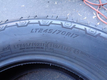 IRONMAN ALL COUNTRY A/T2 BSW LT 245 70 17 119/116S LRE 10PLY TIRE 07670 AQ4