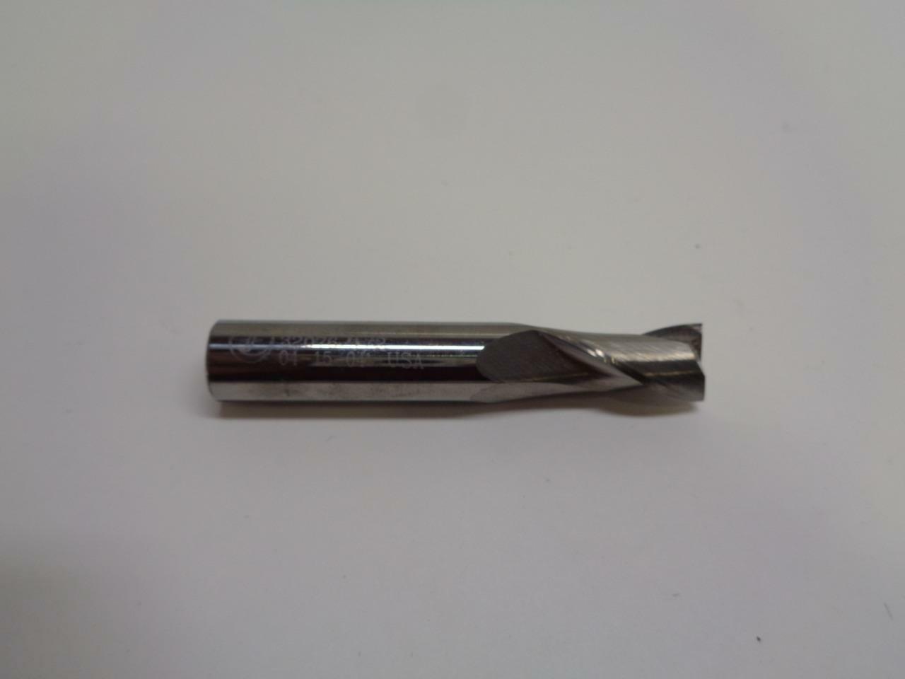 FULLERTO TOOL CO 1/2" 2 FLUTE SQUARE END CARBIDE END MILL 32076 EMCBS