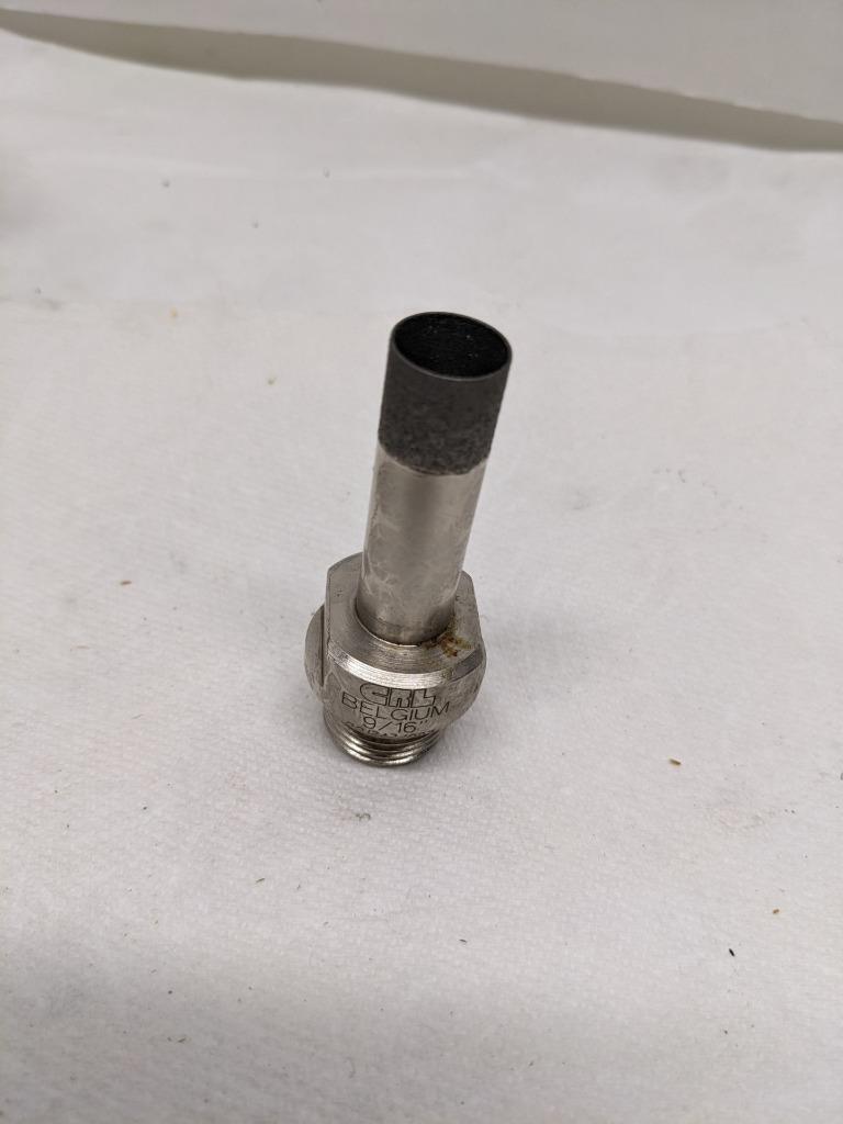CRL HBT916 331747/027 9/16" BELGIAN THREAD ELECTRO-FORMED DIAMOND DRILL NEW D0
