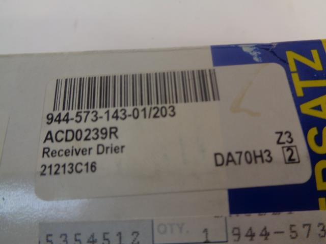 BRAND NEW REIN PORSCHE A/C RECEIVER DRIER ACD0239R 944 573 143 01 R20T8