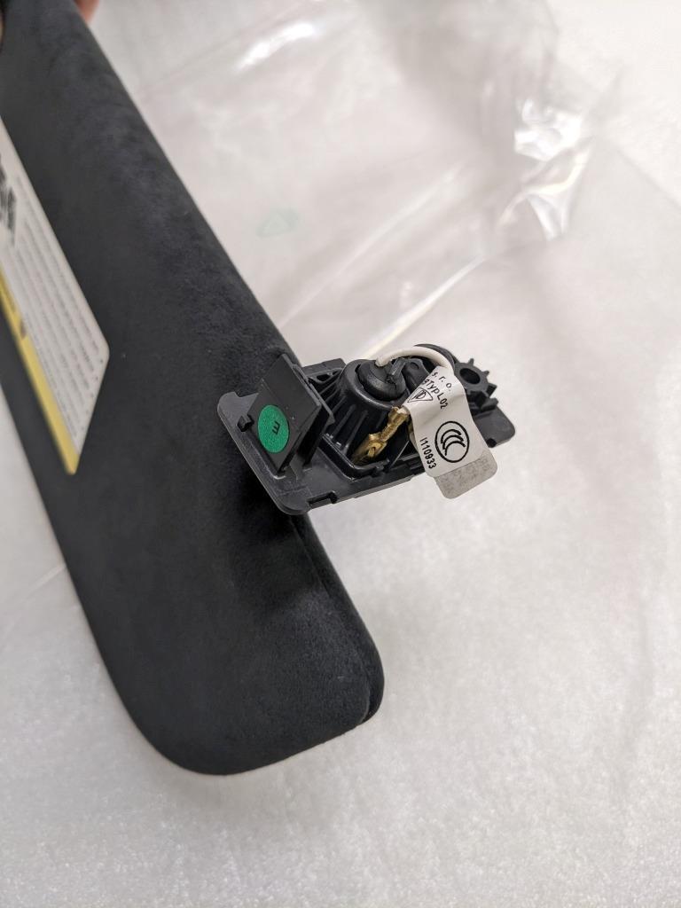 PORSCHE 9Y3857551C2W0 LEFT SUN VISOR BLACK FOR 20-23 CAYENNE COUPE NEW PGB2