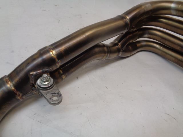 USED M4 DUAL EXHUAST PIPE W/ MANIFOLD FOR MOTORCYCLE SPORTBIKE INCOMPLETE R16