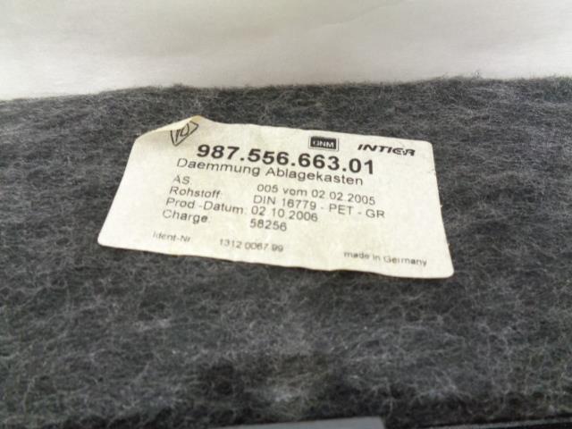 PORSCHE CAYMAN 06-12 PASSENGER SIDE REAR STORAGE COMPARTMENT 987 555 071 05/06