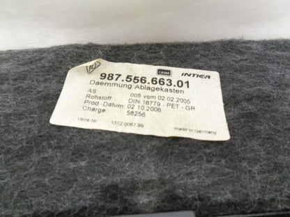 PORSCHE CAYMAN 06-12 PASSENGER SIDE REAR STORAGE COMPARTMENT 987 555 071 05/06