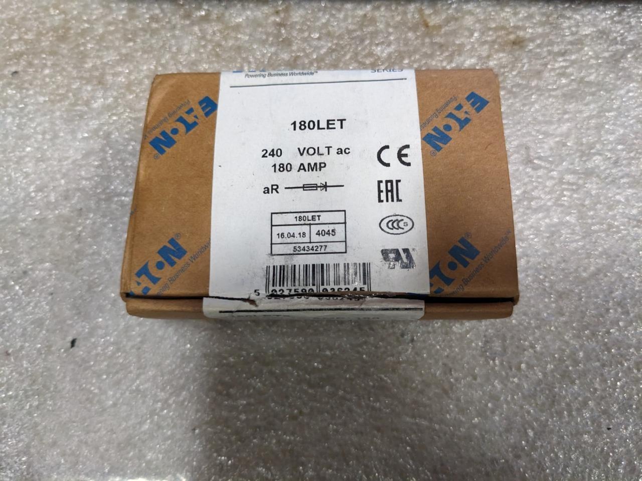 EATON BUSSMANN 180LET 180AMP 240V AC BS88 FUSE R13