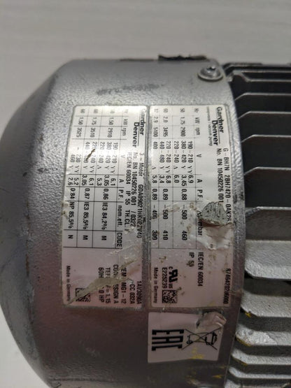 GARDNER DENVER SIDE CHANNEL BLOWER AND VACUUM PUMP 2BH74200AK261 NEW BSRG5