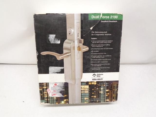 ADAMS RITE DUAL FORCE 2190 DARK BROWN INTERCONNECTED DEADBOLT LOCK ASSEMBLY R29