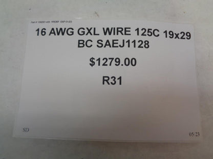 5000FT. WIRE 16 AWG GXL 125C 19x29 BC SAEJ1128 R31