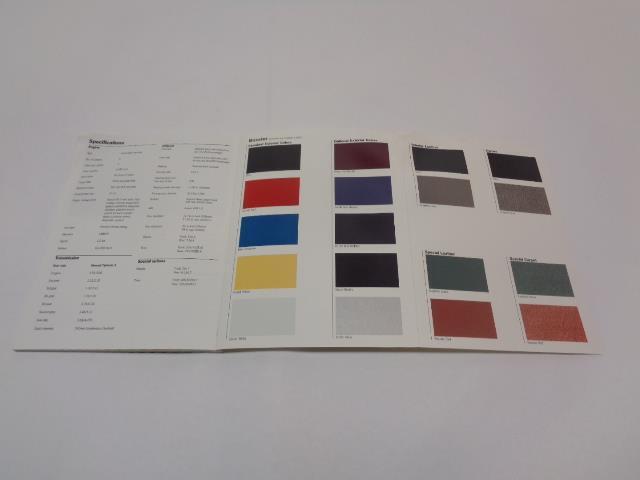 Porsche Boxster 1996 Edition Brochure USED GENUINE R25