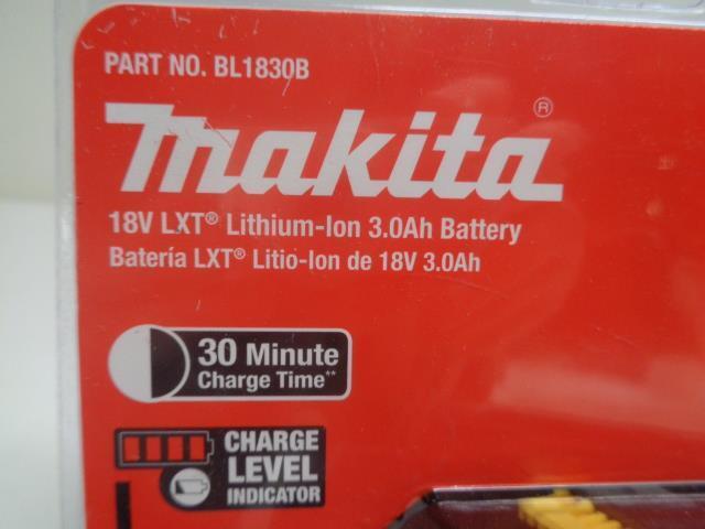 MAKITA BL1830B 18V LXT LITHIUM-ION 3.0AH BATTERY W/ L.E.D. CHARGE INDICATOR R30