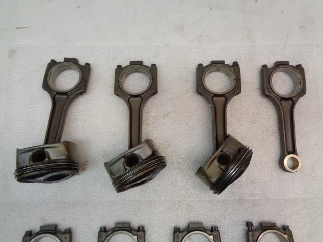 USED 8-PC SET PORSCHE 996 CONNECTING RODS W/ 7 PISTONS 9481031105R R24