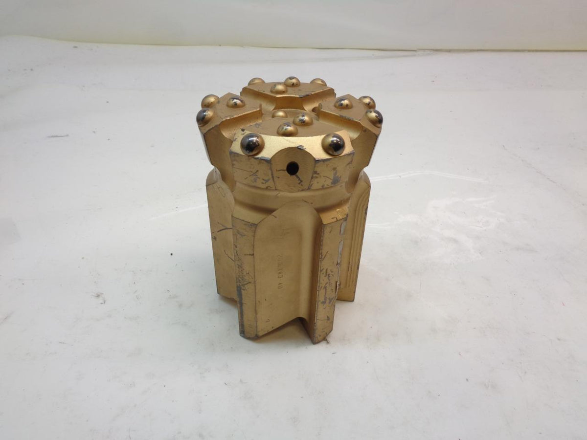 HAMMER DRILL BUTTON BIT 140-40 GOLD 5-3/4" DIAM. 8" LONG NEW H2