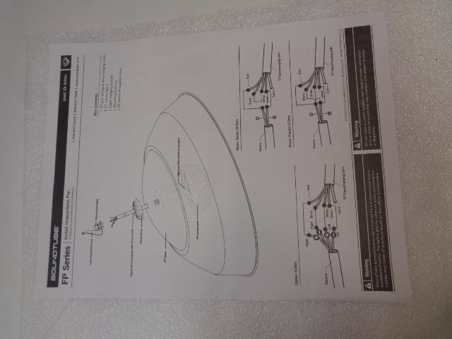 NEW SOUNDTUBE ENTERTAINMENT FP6020-II SOUND FOCUSING SPEAKER SR