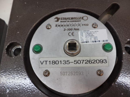 USED STAHLWILLE SENSOTORK 7707-2W TORQUE TESTER 2-100NM CAPACITY 3/8" DRIVE SR