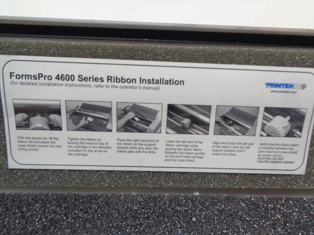 NEW PRINTEK FORMSPRO 4600 SERIES DOT MATRIX PRINTER R32
