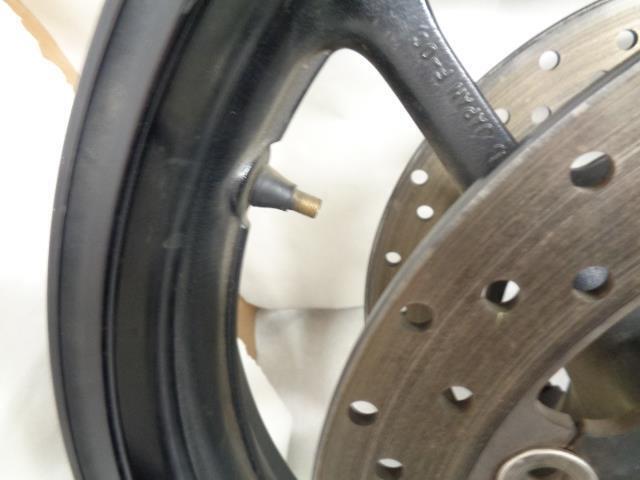 USED 5SL YAMAHA Y-Z MOTORCYCLE WHEEL SET BLACK w/ ROTORS 17X3.5 17X5.5 WR