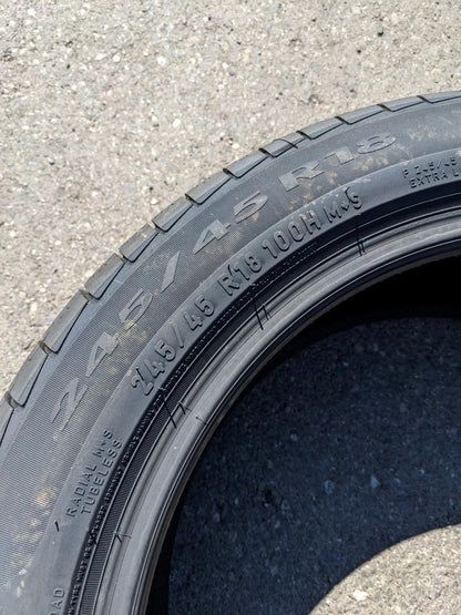 2 PIRELLI CINTURATO P7 ALL SEASON (AO) AUDI P 245 45 18 100H XL TIRES 213100 CQ4