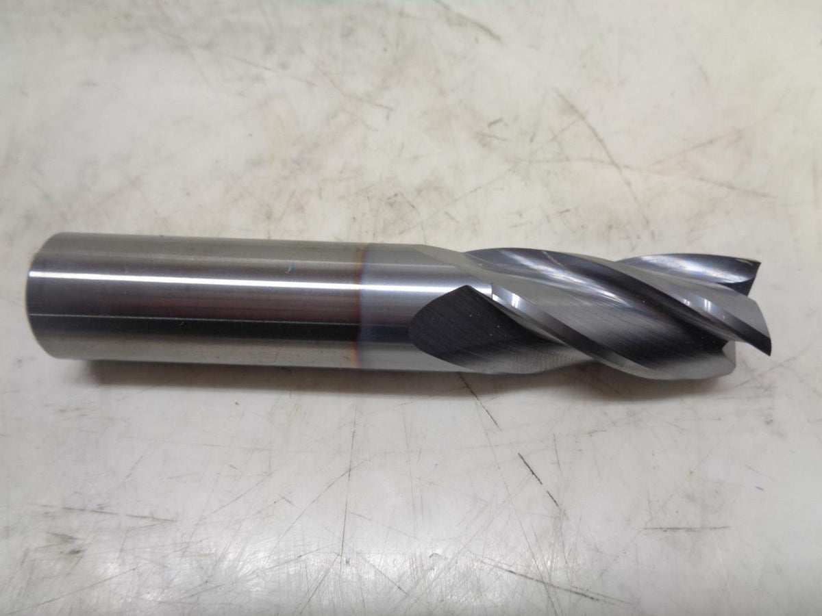 NEW BASSETT 01506 CARBIDE END MILL 3/4"x1-1/2" 4 FLUTE R22T6BC