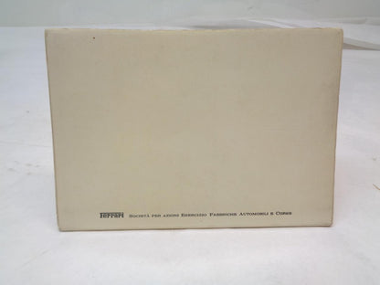 USED GENUINE Ferrari 1978 308 GTB/GTS Owners Manual Set R31 T1