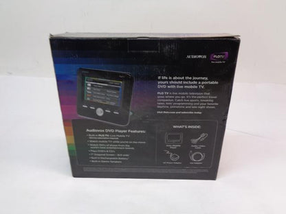 NEW AUDIOVOX 7 IN. WIDESCREEN PORTABLE DVD PLAYER BLACK DFL710 R17