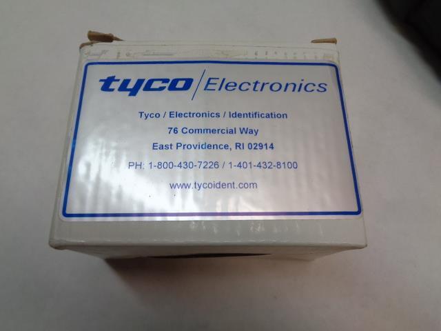 USED TYCO TE T107M-SMS LABEL MAKER W/ LABEL ROLLS R4