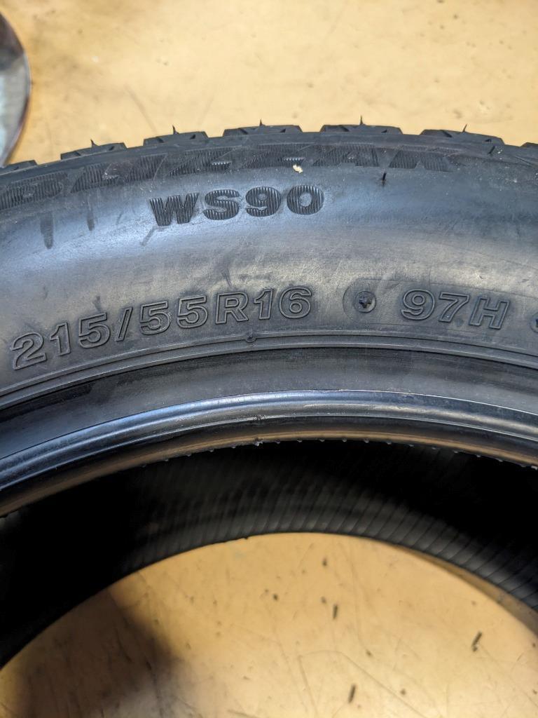 BRIDGESTONE BLIZZAK WS90 P 215 55 16 97H XL TIRES 001118 CQ1