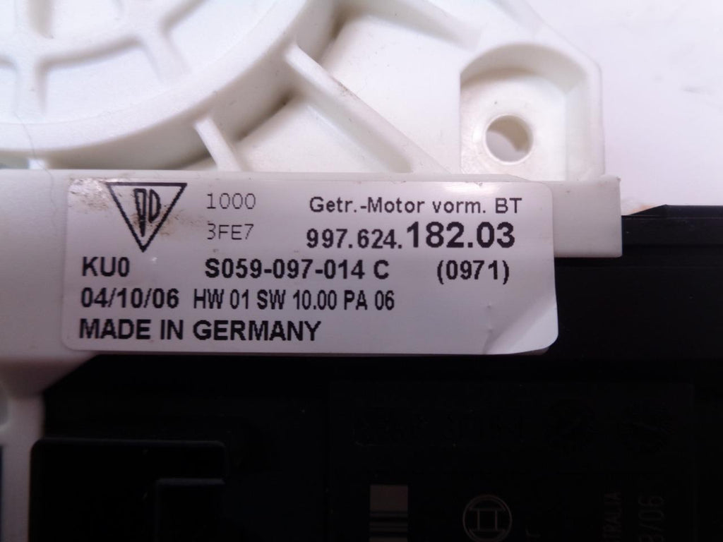 GENUINE PORSCHE WINDOW MOTOR W/CONTROL MODULE 997 624 182 03 R21T4