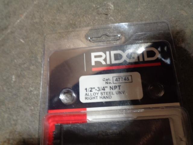 RIDGID MODEL 535 THREADING MACHINE FOR 1/8"-2" PIPE 2HP MANUAL CHUCK NEW #2 B2