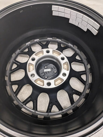 1 KMC WHEEL KM72278568700 KM722 TECHNIC 17X8.5 ET0 SATIN BLACK 6X139.7 NEW B2