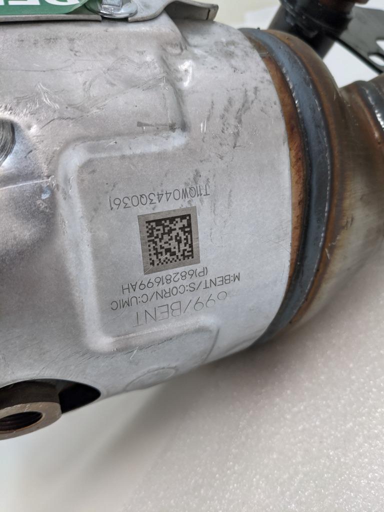 MOPAR 68281699AH EXHAUST CONVERTER FOR 2018-2023 JEEP WRANGLER NEW R19